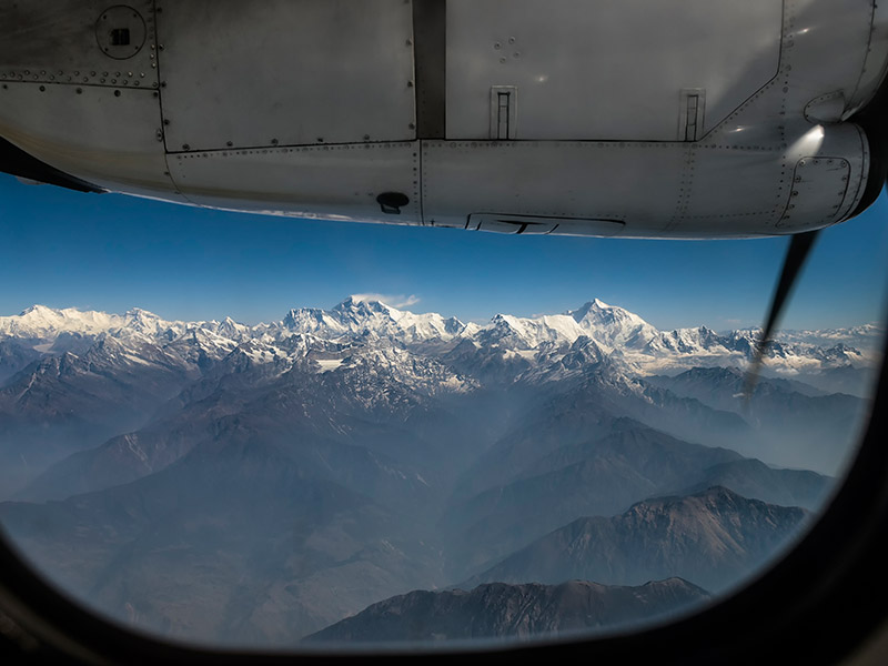 Flight To Bhutan